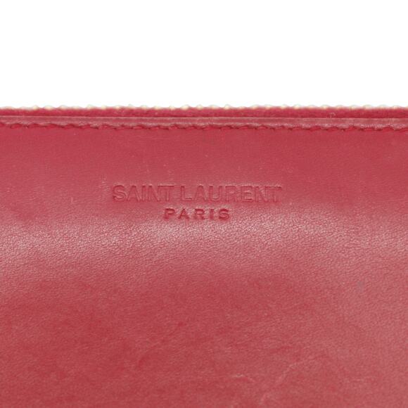 🔴 SLP Zip Long Wallet - Poppy Red Leather - Picture 5 of 10